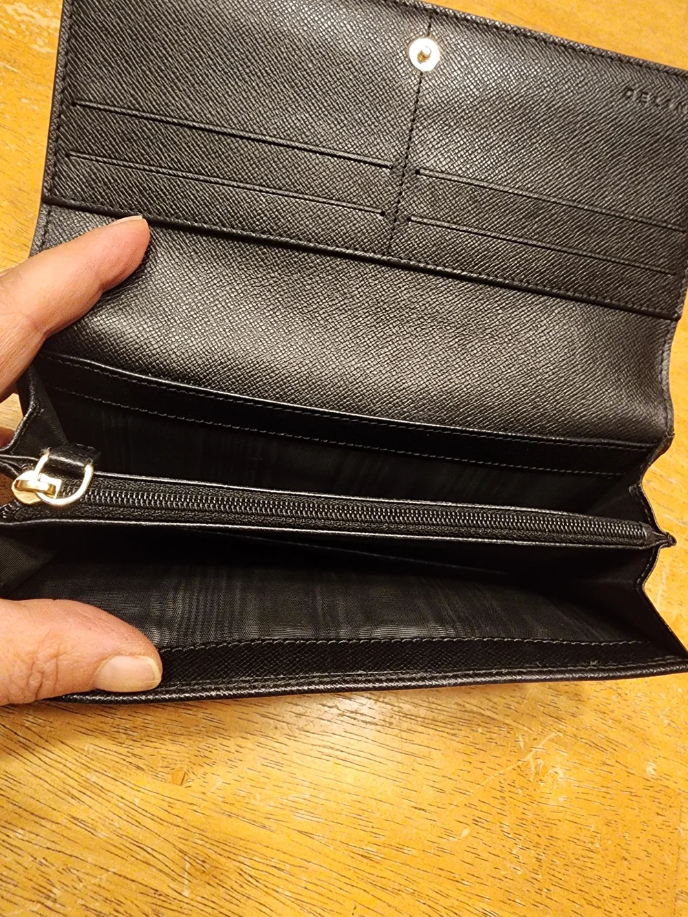 Vintage Celine Sulky Logogram Carriage Long Wallet